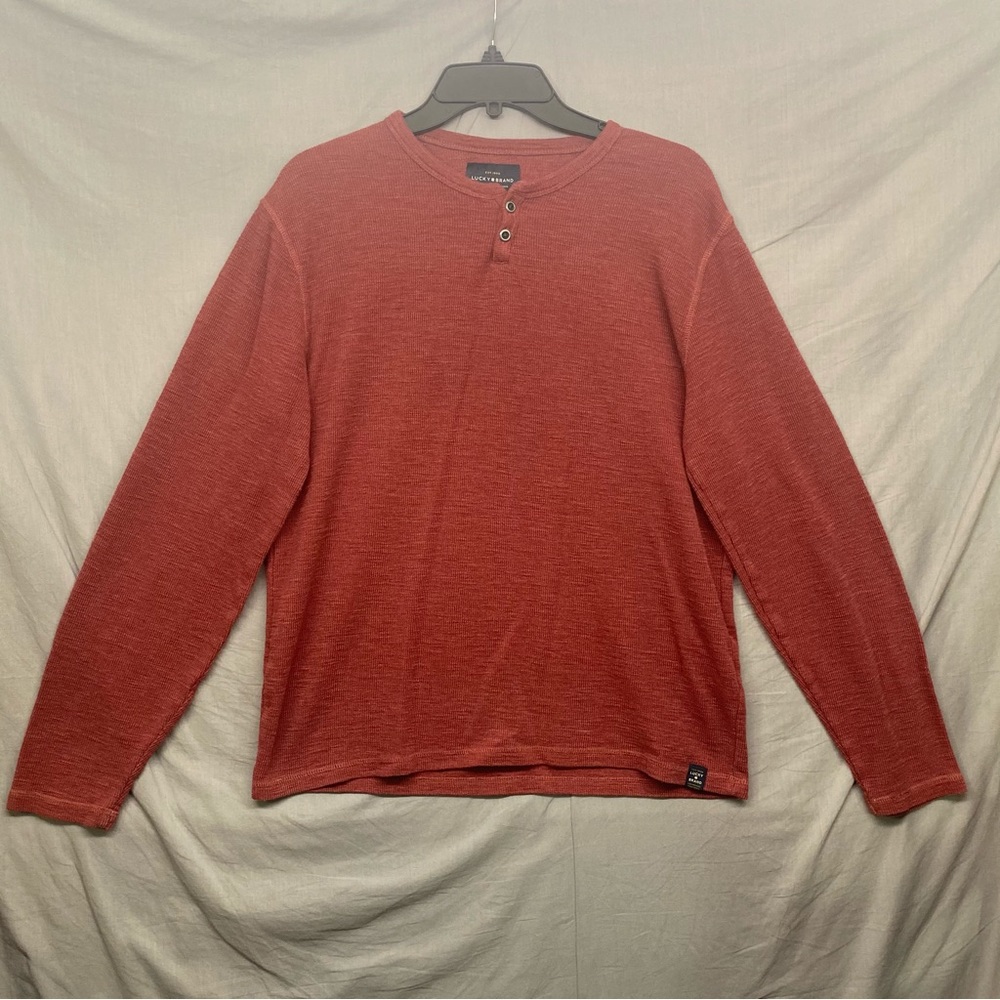 Lucky Brand Thermal Long-sleeve Red‎ Size | M